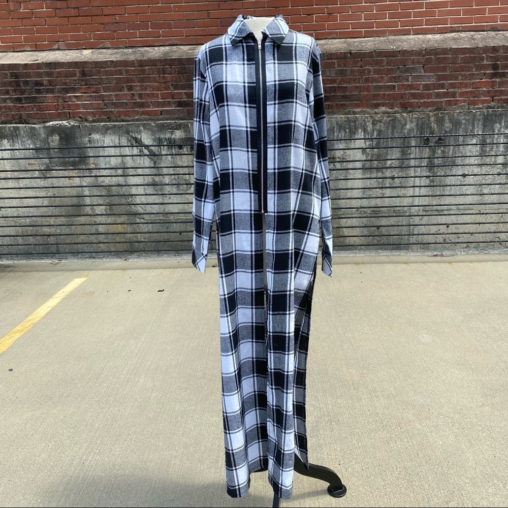 Fashion Nova flannel Dress